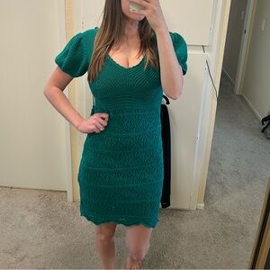 Emerald Knit Dress